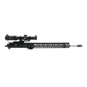 Palmetto State Armory PSA 20" Rifle-Length .224 Valkyrie 1/6.5" Stainless Steel 15" Lightweight M-Lok Upper With BCG, CH, & Vortex Strike Eagle 1-8x24 Scope - Upper Receiver for AR-15, vista 1