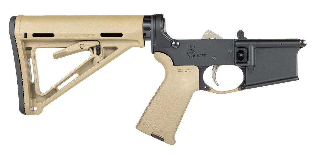 Palmetto State Armory PSA AR-15 Complete Lower Magpul MOE EPT Edition - Flat Dark Earth, No Magazine - Lower Receiver for AR-15, vista 1