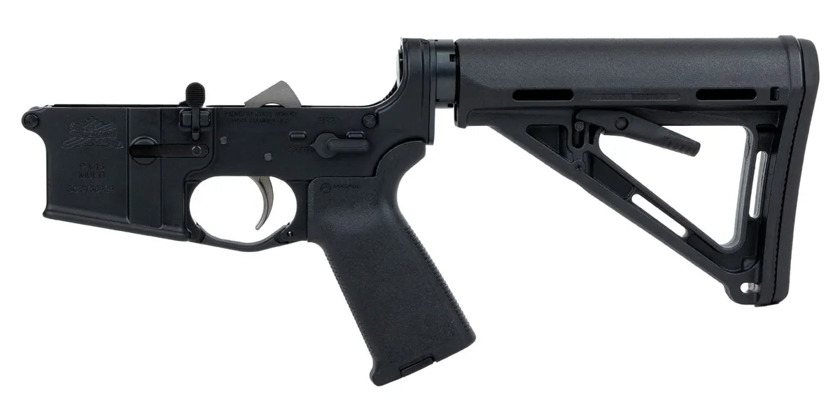 Palmetto State Armory PSA AR15 Complete MFT Minimalist SSA-E Lower, Black - Lower Receiver for AR-15 - view 4