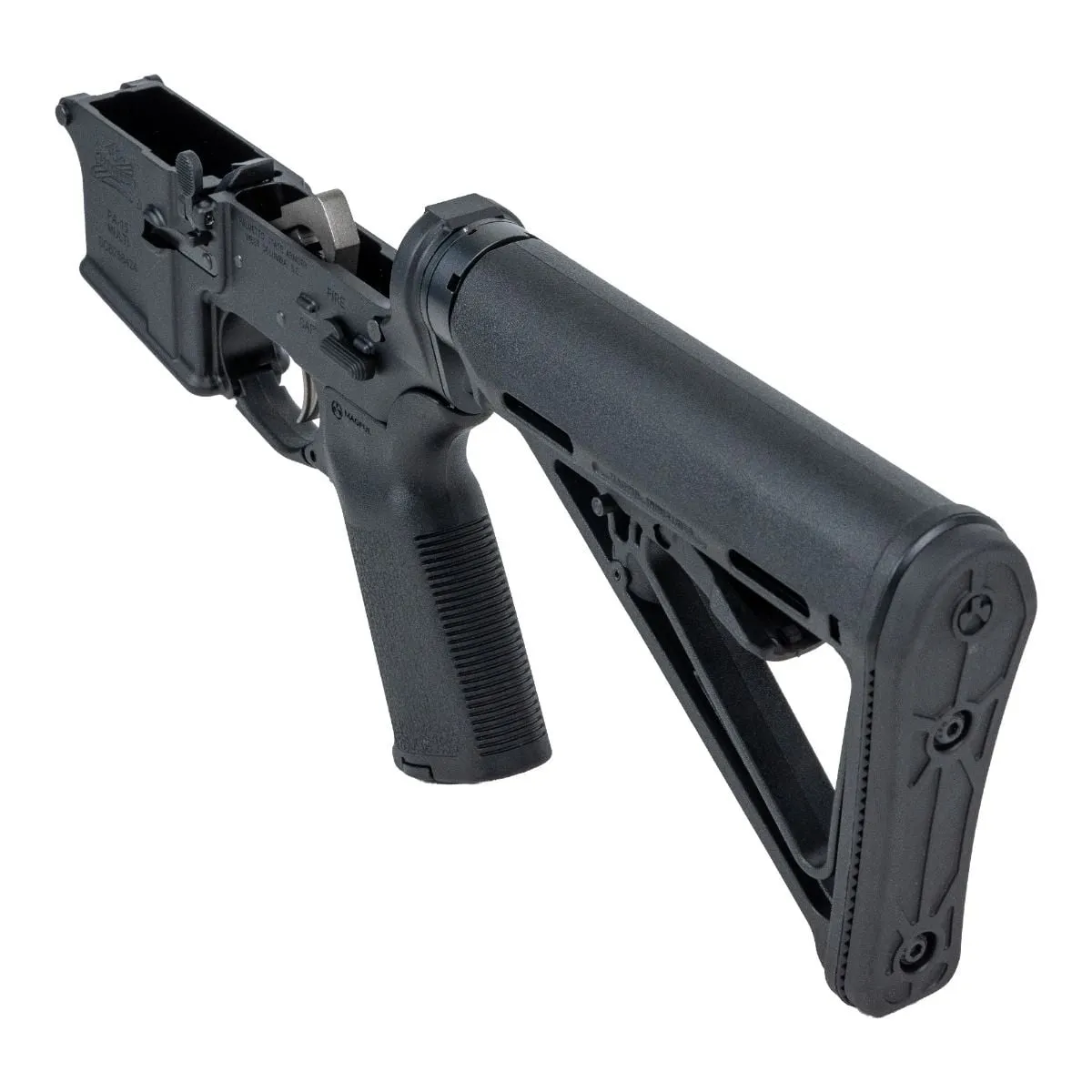 Palmetto State Armory PSA AR15 Complete MFT Minimalist SSA-E Lower, Black - Lower Receiver for AR-15, vista 5