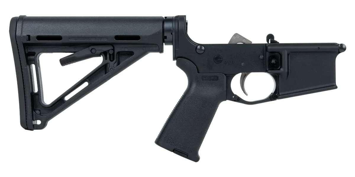 Palmetto State Armory PSA AR15 Complete MFT Minimalist SSA-E Lower, Black - Lower Receiver for AR-15, vista 1