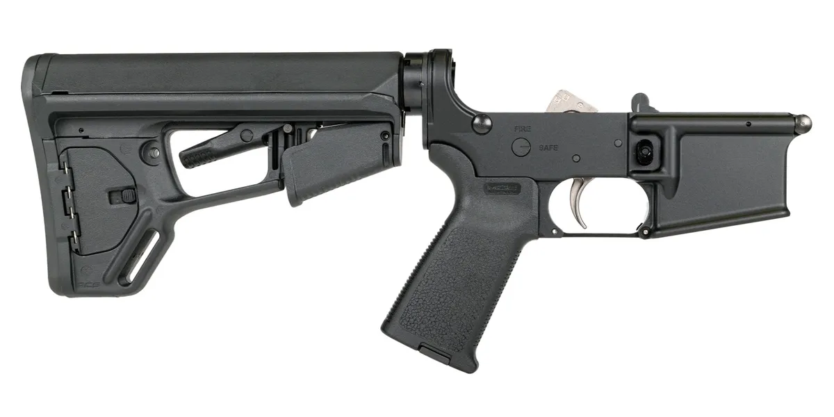 Palmetto State Armory PSA AR15 Magpul ACS-L EPT Lower with Classic Trigger Guard, Black - Lower Receiver for AR-15, vista 1