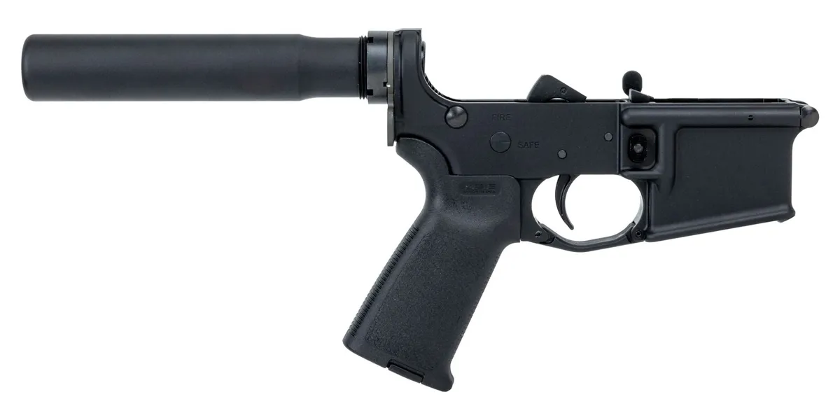 Palmetto State Armory PSA Complete MOE Pistol Lower Receiver, Black - 507627 - Lower Receiver for AR-15 - view 1