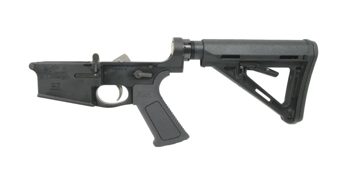 Palmetto State Armory PSA Gen3 PA10 Forged Complete MOE EPT SBA4 .308 Lower With Over Molded Grip - Lower Receiver for AR-15, vista 2
