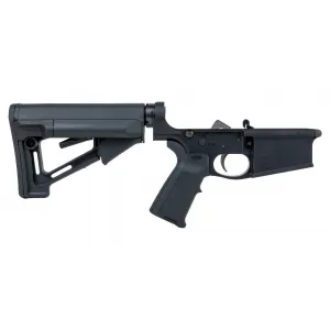 Palmetto State Armory PSA GEN3 PA65 6.5 Creedmoor Complete MOE STR EPT MIAD Lower Receiver, Black - 51655106085 - Lower Receiver for AR-15 - view 1