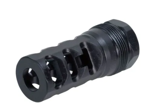 PWS FRC Compensator Flat 3-port 5/8-24 threads .308 - Muzzle Device for AR-15, vista 1