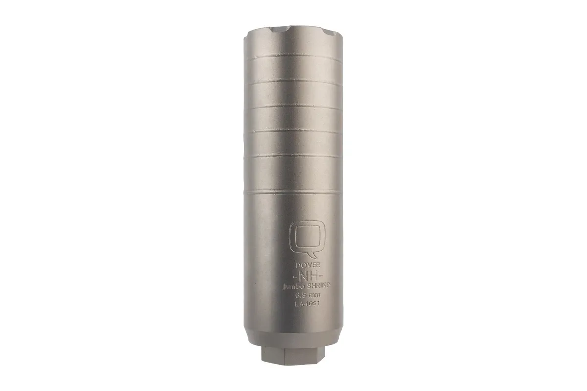 Q Jumbo SHRIMP 6.5 Suppressor - Bead Blasted - Rearend Included - Suppressor - view 2