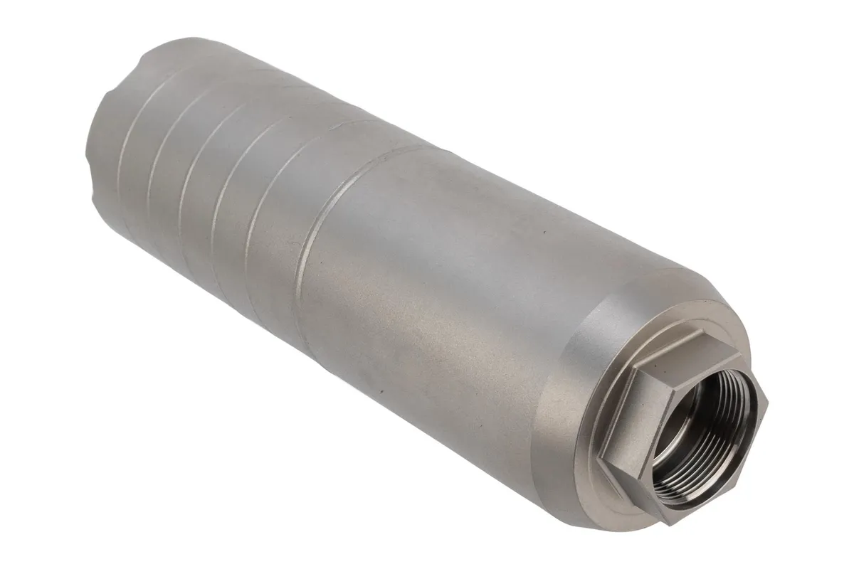 Q Jumbo SHRIMP 6.5 Suppressor - Bead Blasted - Rearend Included - Suppressor - view 3