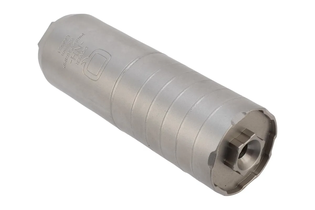Q Jumbo SHRIMP 6.5 Suppressor - Bead Blasted - Rearend Included - Suppressor - view 1