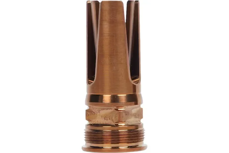 Q LLC ACCFH5/8248.6 Flash Hider 8.6 Blackout Steel 5/8"x24 Threads 2.13" OAL - Muzzle Device for AR-15, vista 1