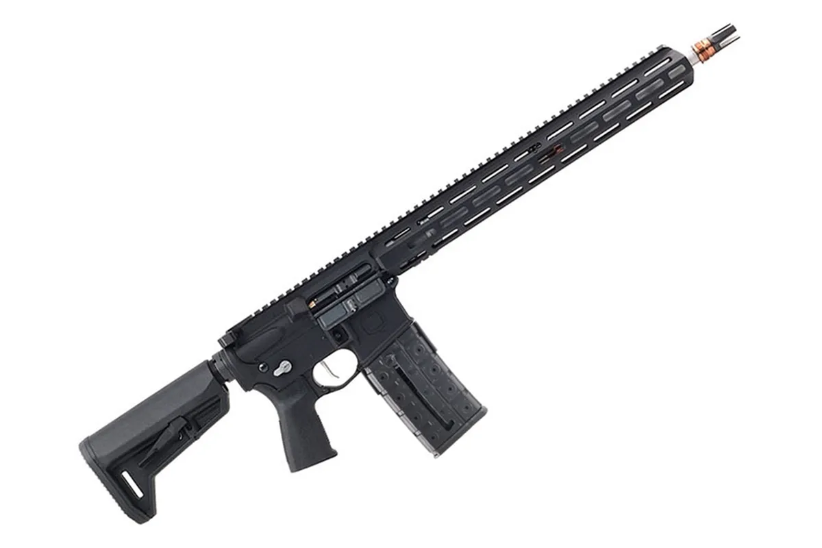 Q LLC SUGAR WEASEL 16" 5.56 10rd Semi-Automatic CA Compliant Rifle - Black - Complete Rifle, vista 1