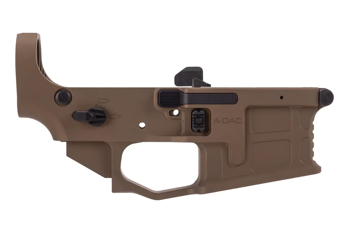 Radian Weapons Radian A-DAC 15 Stripped Lower Receiver, Brown - R0389 - Lower Receiver for AR-15 - view 2
