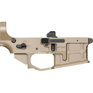 Radian Weapons Radian A-DAC 15 AR-15 Stripped Lower Receiver Flat Dark Earth - Lower Receiver for AR-15 - view 1