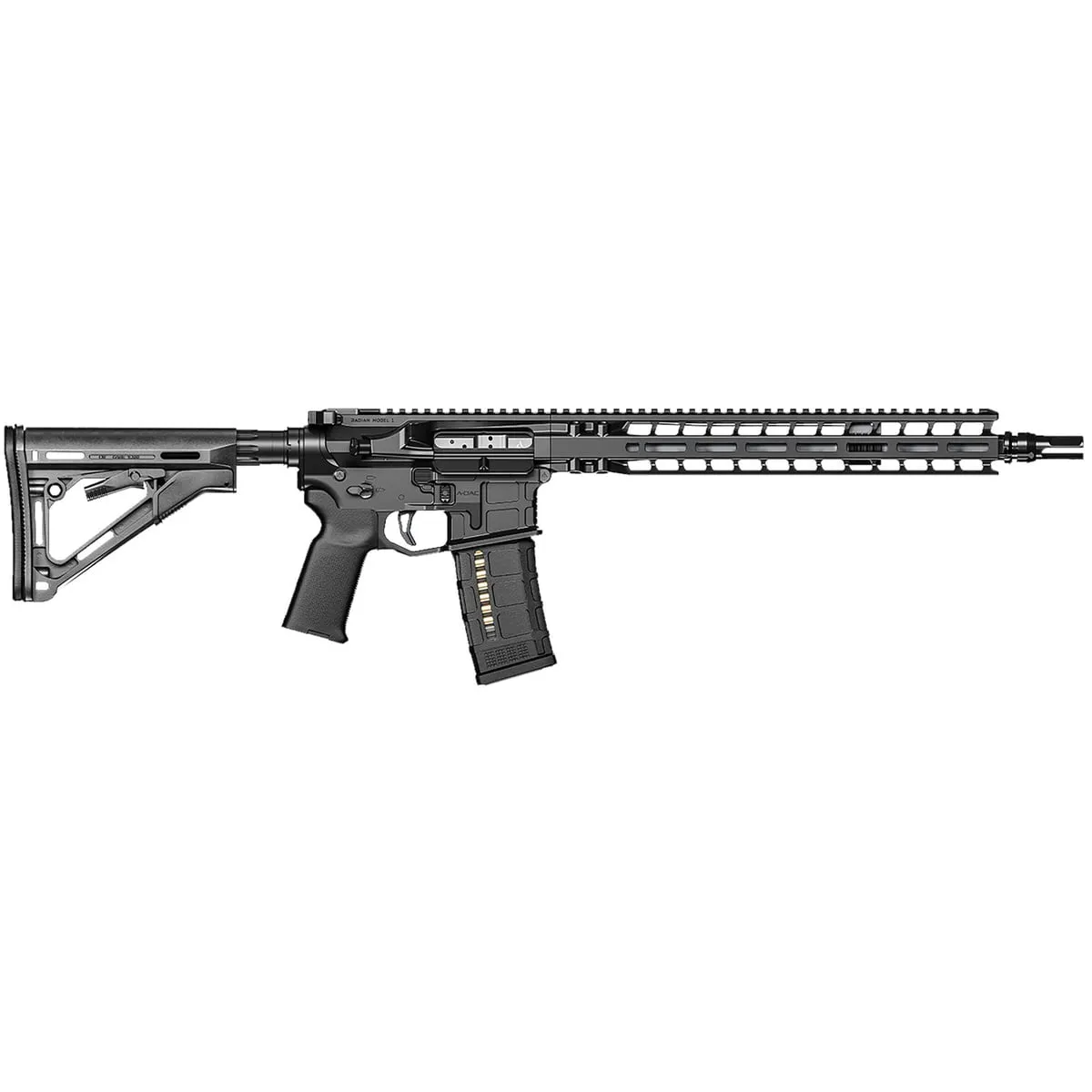 Radian RADN R0850 MODEL 1 6MM ARC RFL 14.5 20R BLK - Charging Handle for AR-15, vista 1