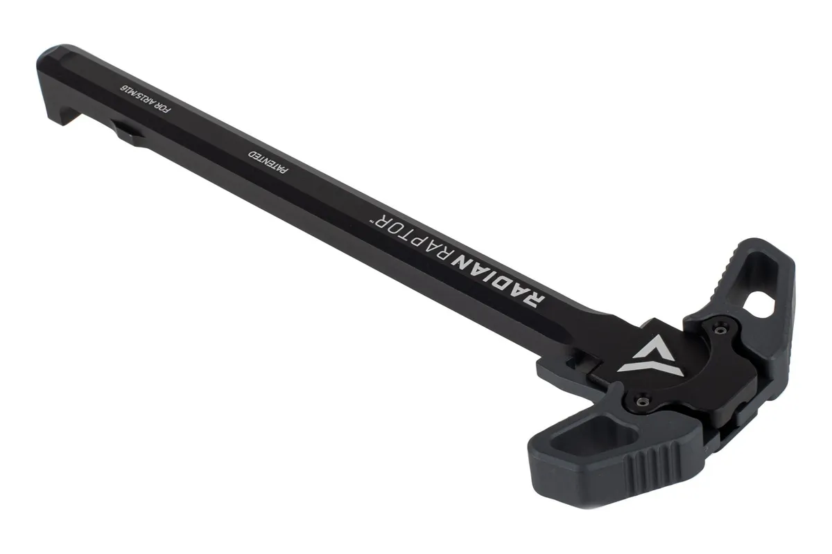Radian Raptor Ambidextrous Charging Handle - Talon Safety Selector Combo - Radian Grey - Charging Handle for AR-15 - view 2