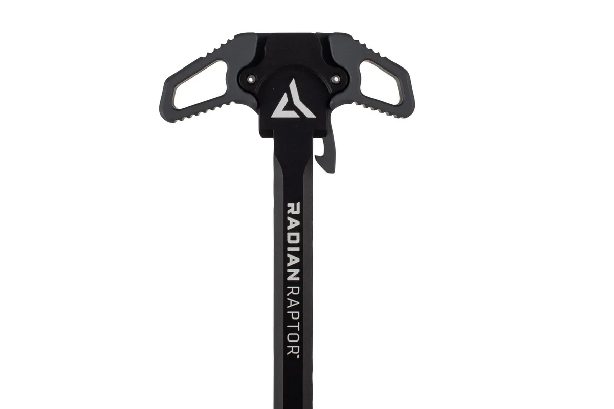 Radian Raptor Ambidextrous Charging Handle - Talon Safety Selector Combo - Radian Grey - Charging Handle for AR-15 - view 3