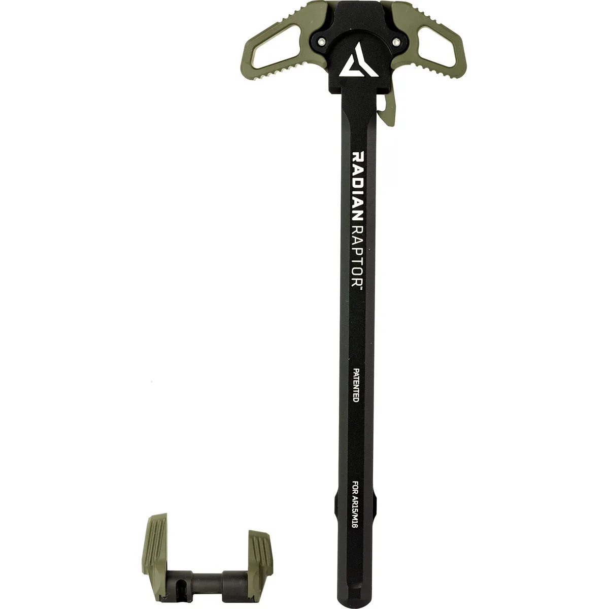 Radian Raptor Charging Handle & Talon Safety Selector Combo - Od Green - Charging Handle for AR-15, vista 2