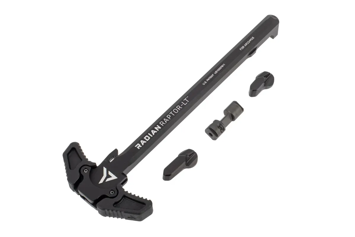 Radian Raptor Lt Charging Handle - Talon Safety Selector Combo - Black - Charging Handle for AR-15 - view 2