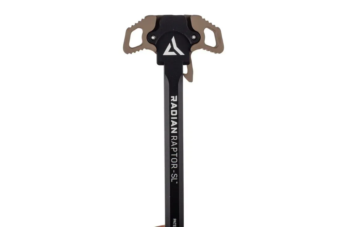 Radian Raptor Slim Line Ambidextrous Ar-15 Charging Handle - Fde - Charging Handle for AR-15 - view 1