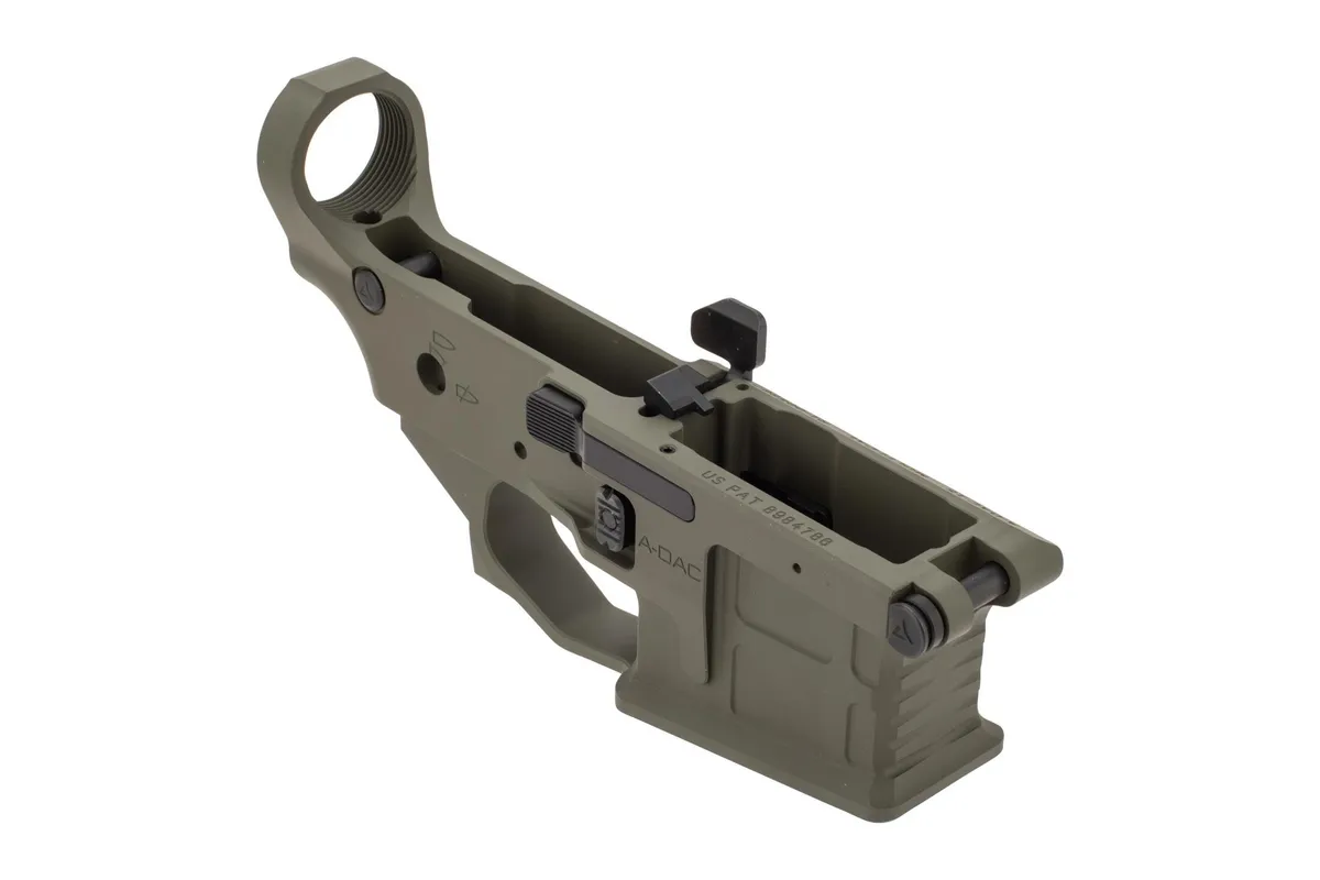 Radian Weapons ADAC-15 Stripped Lower Receiver - OD Green, .223 Remington/5.56x45mm, Rugged and Reliable for Tactical AR Builds - R0391 - Lower Receiver for AR-15 - view 2