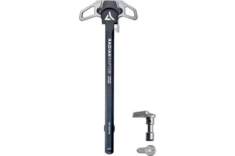 Radian Weapons Ar-15 Raptor/talon L/s Combo Tungsten Gray - Charging Handle for AR-15 - view 1