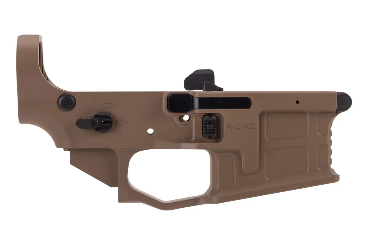 Radian Weapons A-DAC Ambidextrous Stripped AR-15 Lower Receiver - FDE - Lower Receiver for AR-15 - view 2