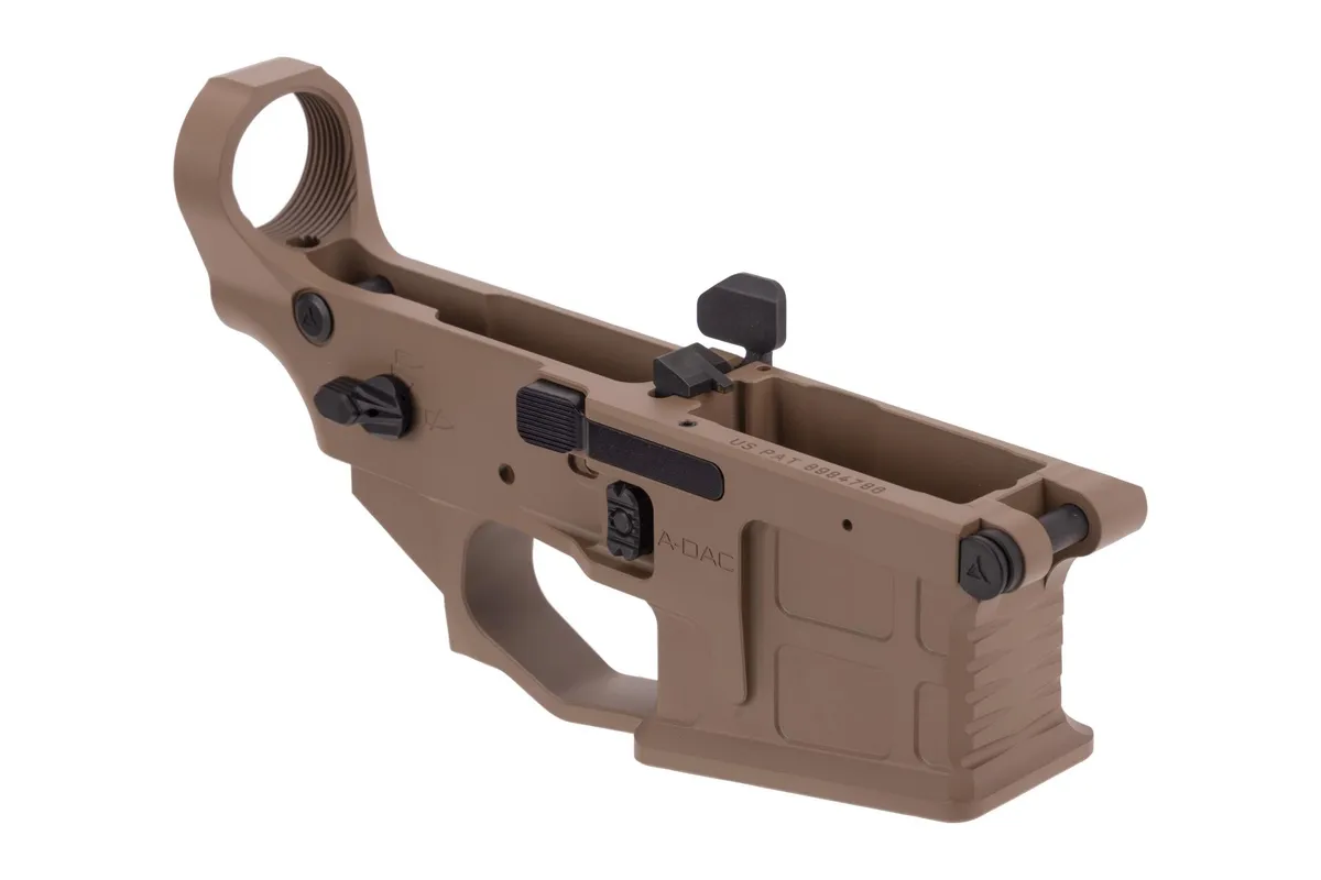 Radian Weapons A-DAC Ambidextrous Stripped AR-15 Lower Receiver - FDE - Lower Receiver for AR-15 - view 1
