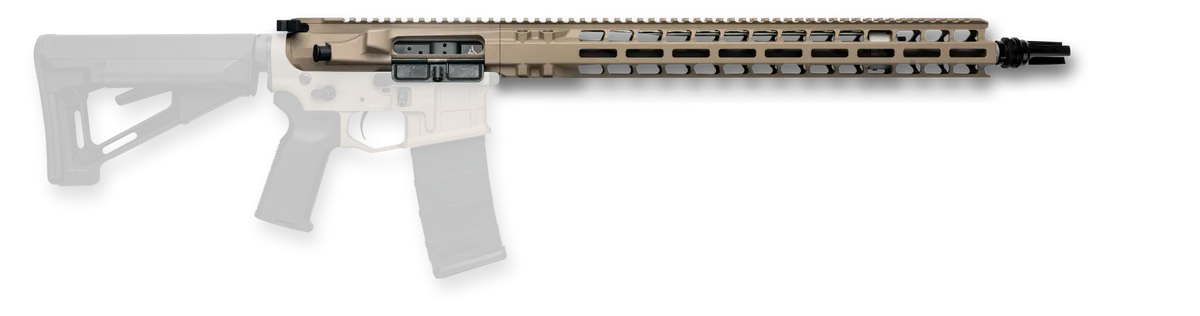 Radian Weapons Model 1 .223 Wylde 17.5 FDE Complete Upper - Upper Receiver for AR-15, vista 1