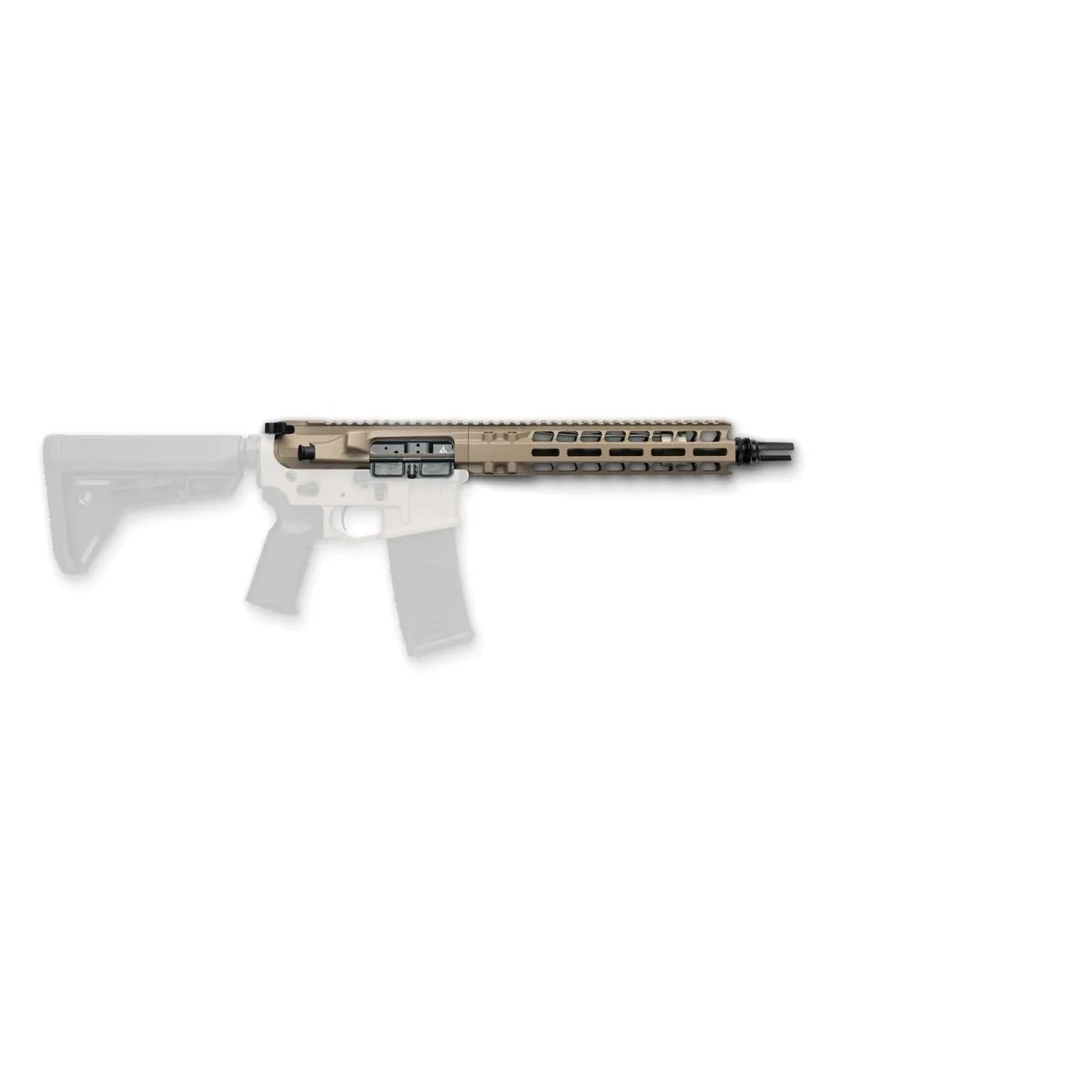 Radian Weapons Model 1 Builder Kit Flat Dark Earth 5.56 14 MLOK Handguard - Lower Receiver for AR-15, vista 1