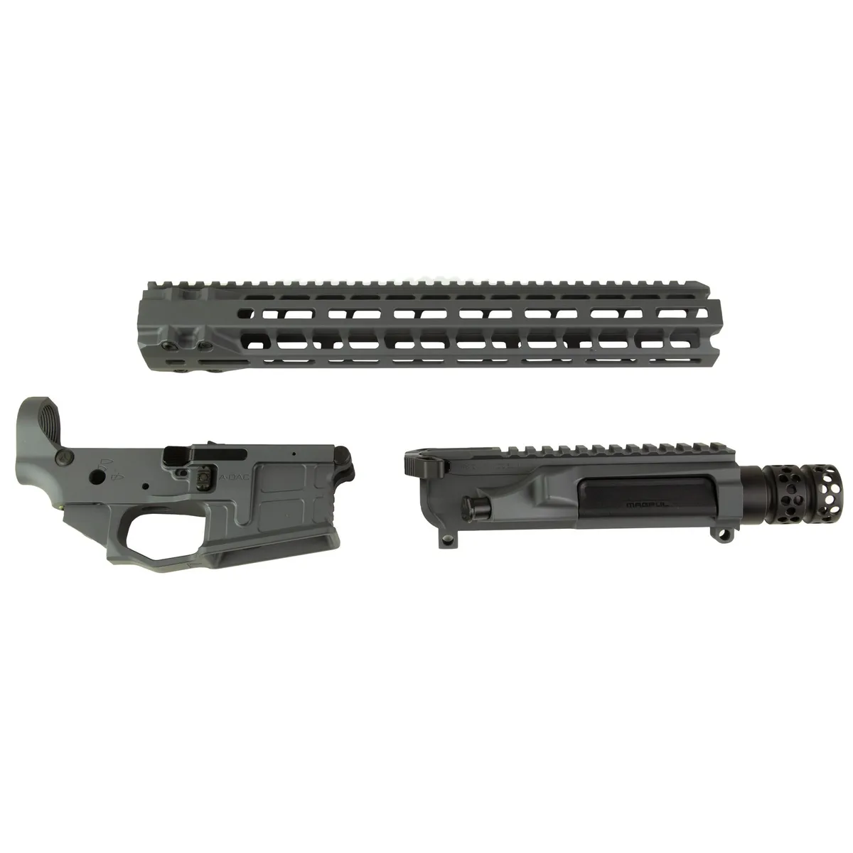 Radian Weapons Model 1 Builder Kit Gray 5.56 14 Handguard - Lower Receiver for AR-15 - view 1