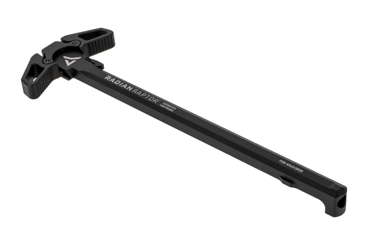 Radian Weapons Raptor Ambidextrous AR-10/SR-25 Charging Handle, Black - R0007 - Charging Handle for AR-15 - view 1