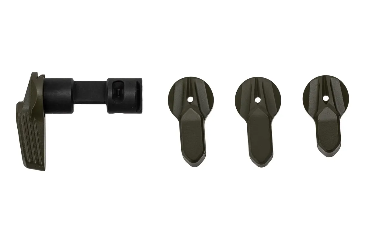 Radian Weapons Talon Ambidextrous Safety Selector Kit - 4 Levers - Od Green - Safety for AR-15, vista 2