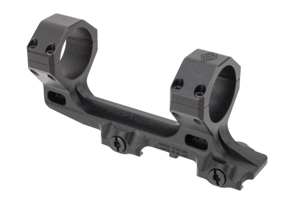 Reptilia AUS Mount, 30mm, Black Anodized Finish, 1.54" Bore Height - Optic Mount - view 3