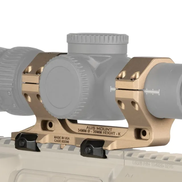 Reptilia AUS Optic Mount 1.70inch Height Short FDE 34mm - Optic Mount - view 1