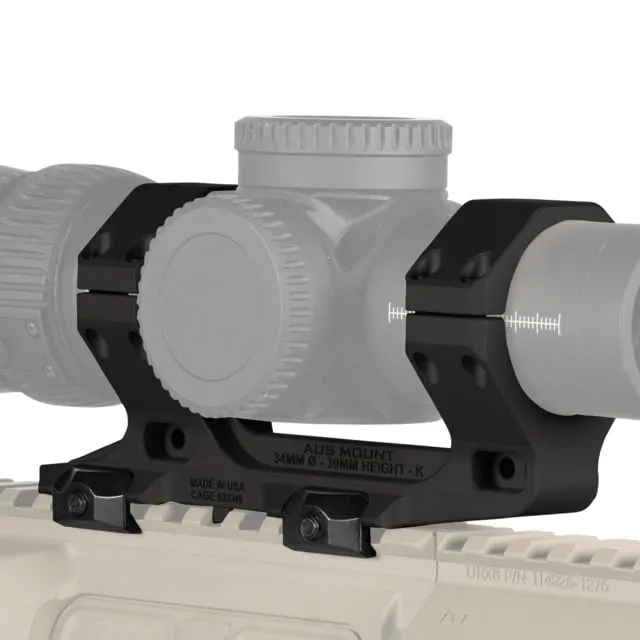 Reptilia Corp AUS 34mm Optic Mount 1.54" Height - Black - Optic Mount - view 3