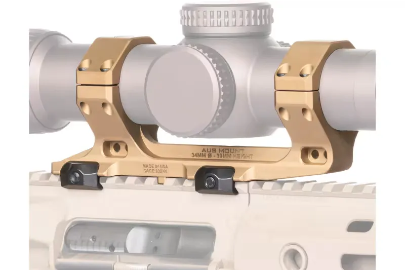 Reptilia Corp AUS 34mm Optic Mount 1.54" Height - FDE Anodized - Optic Mount - view 1