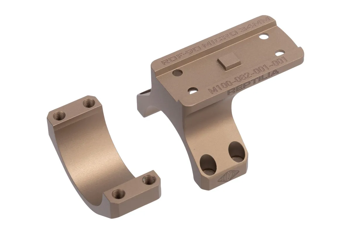 Reptilia Corp ROF-SAR 34mm Red Dot Mount for Aimpoint Micro - FDE - Optic Mount - view 2