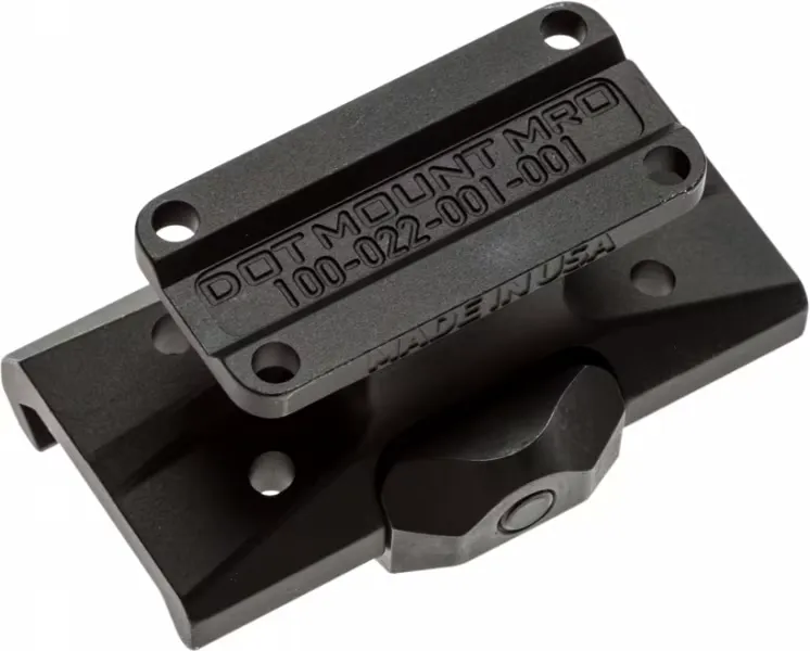 Reptilia DOT Mount, Lower 1/3 Co-Witness, Fits Trijicon MRO, Anodized Black - Optic Mount - view 2