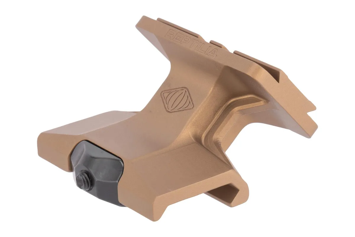 Reptilia DOT Mount Offset Flat Dark Earth Fits Aimpoint ACRO and MPS - Optic Mount - view 2