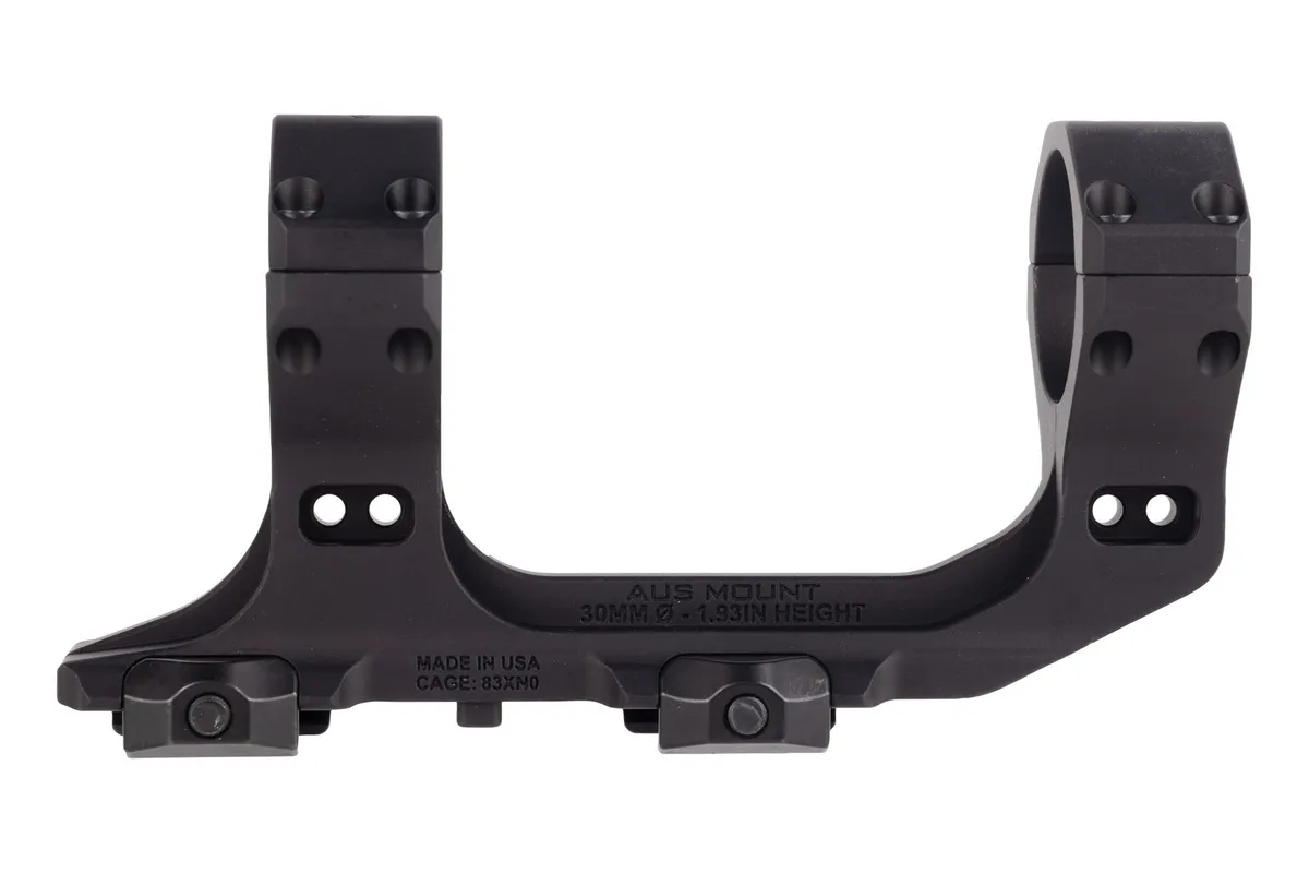 Reptilia LLC AUS 1-Piece Scope Mount 30mm Tube 1.93" - High-Performance Mil-Std 1913 Picatinny Rail - 100-246 - Optic Mount - view 2