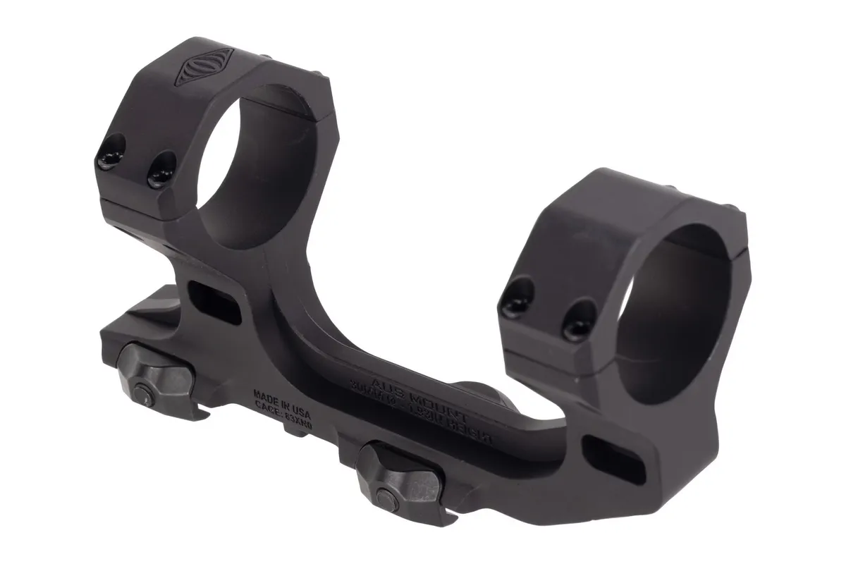 Reptilia LLC AUS 1-Piece Scope Mount 30mm Tube 1.93" - High-Performance Mil-Std 1913 Picatinny Rail - 100-246 - Optic Mount, vista 1