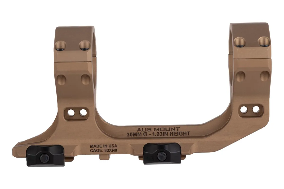 Reptilia LLC AUS 1-Piece Scope Mount 30mm Tube 1.93" - Precision Mil-Std 1913 Picatinny Rail Mount - 100-104 - Optic Mount - view 2