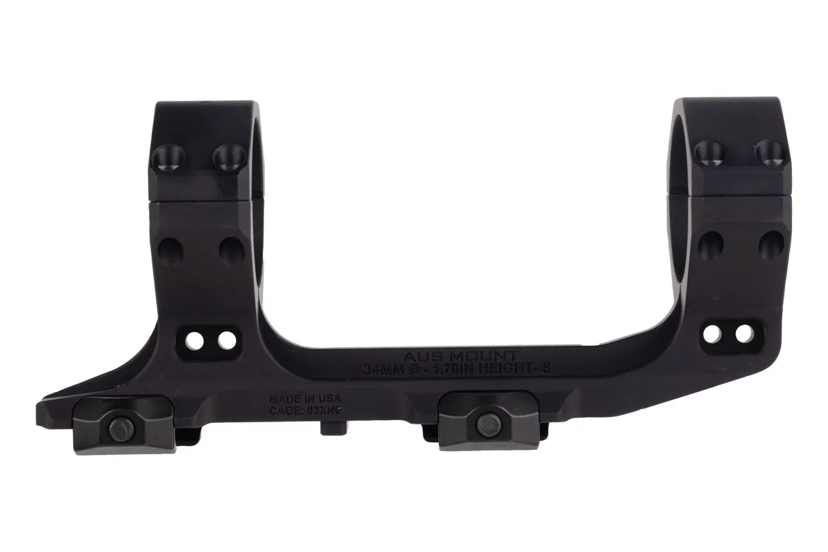 Reptilia LLC AUS 1-Piece Scope Mount 34mm Tube 1.70" - Durable Mil-Std 1913 Picatinny Rail Mount - 100-240 - Optic Mount - view 2