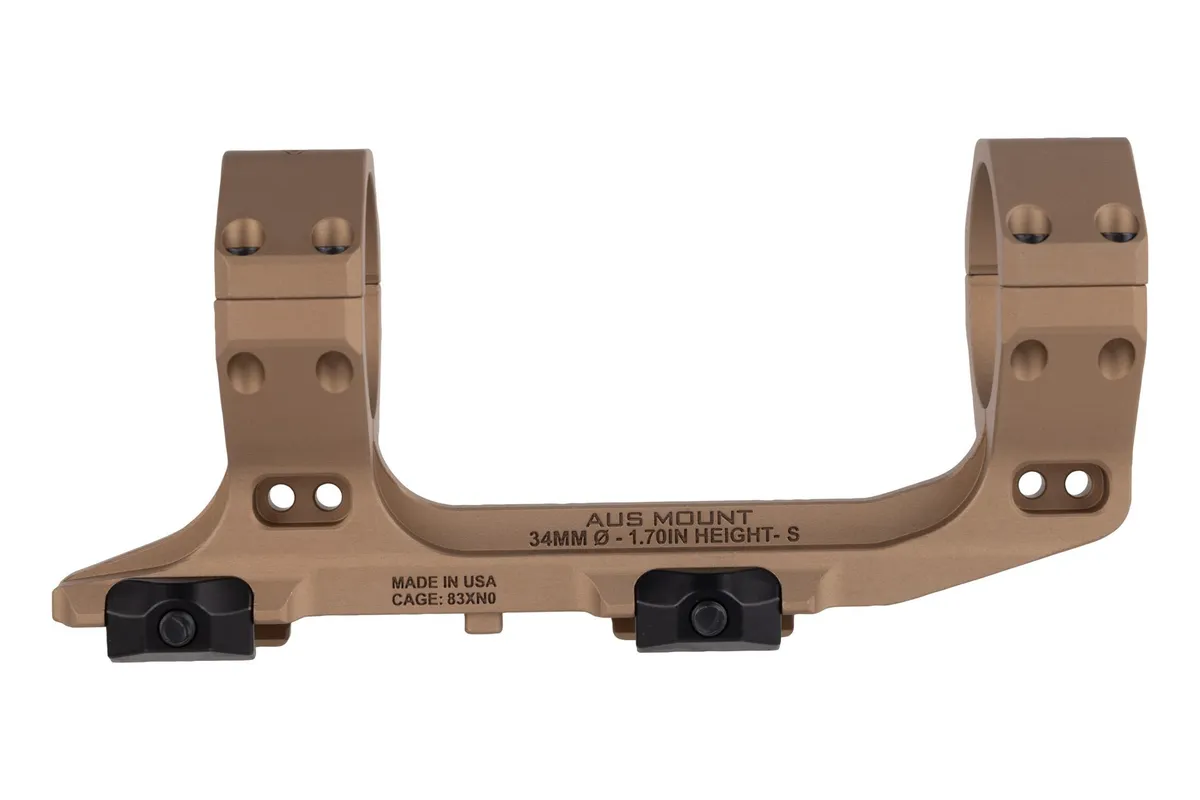 Reptilia LLC AUS 1-Piece Scope Mount 34mm Tube 1.70" - Reliable Mil-Std 1913 Picatinny Rail Scope Mount - 100-241 - Optic Mount - view 2