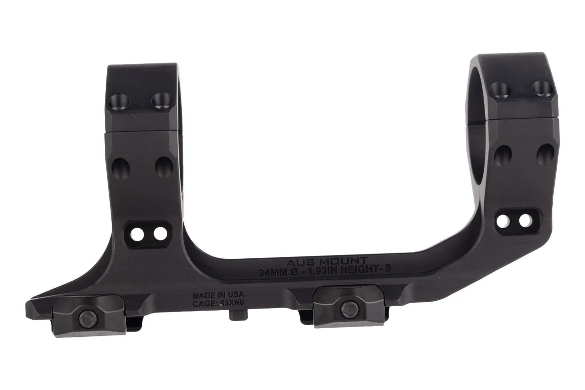 Reptilia LLC AUS 1-Piece Scope Mount 34mm Tube 1.93" - Mil-Std 1913 Picatinny Rail Precision Mount - 100-242 - Optic Mount - view 2