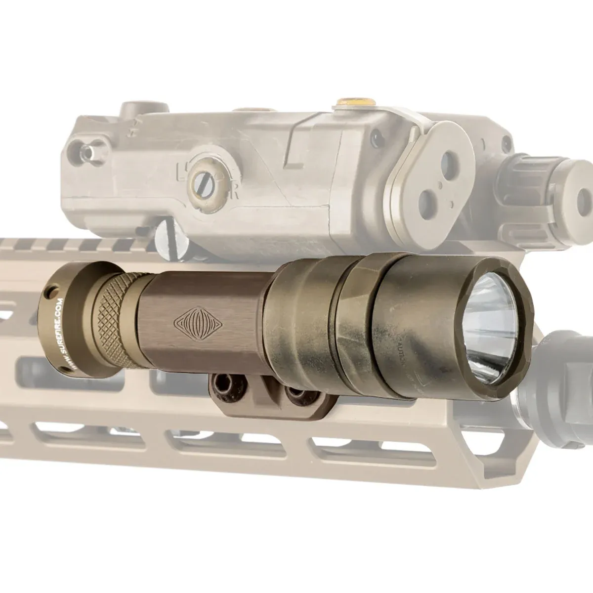 Reptilia LLC Torch 3.7V/18350 M-LOK Left Hand Light Body - 100114 - Light, vista 1