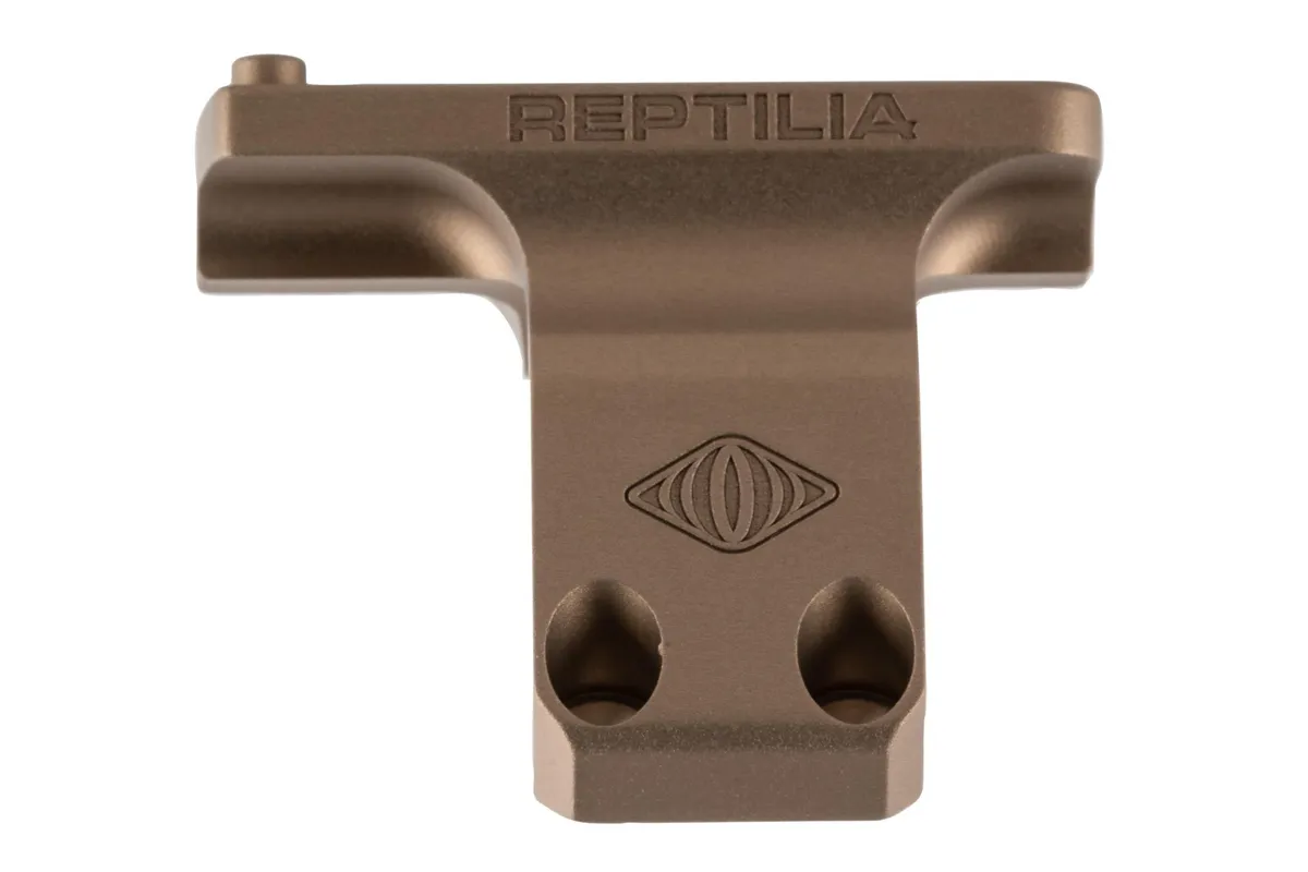 Reptilia ROF-45, Offset Mount,For Trijicon RMR, Fits 30mm Optic, Anodized, Flat Dark Earth - Optic Mount - view 3