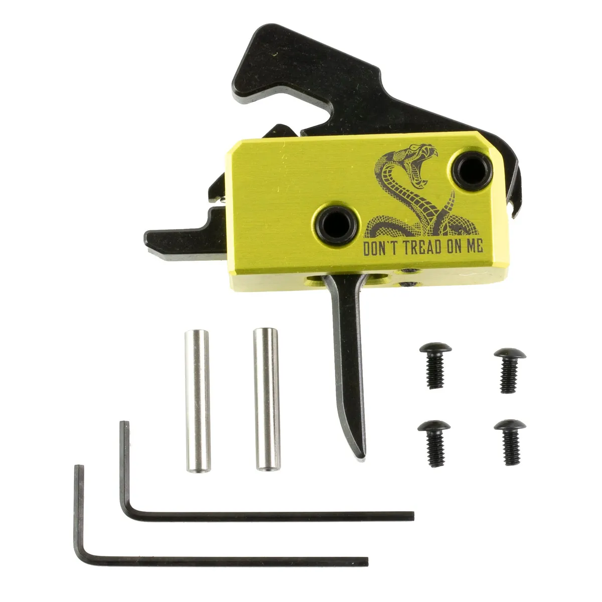 Rise Armament "Don't Tread on Me" Gen2 Trigger - Flat-RA-140F-DTOM2 - Trigger for AR-15 - view 1