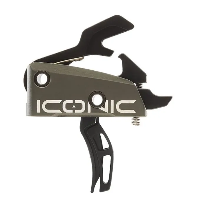 Rise Armament Iconic Dual-Blade Two Stage Trigger - Anti-Walk Pins - Fde - Trigger for AR-15 - view 2