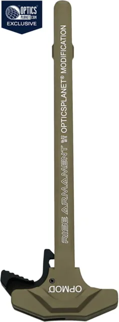 Rise Armament RA-212 Extended Latch Charging Handle, FDE - RA212-FDE - Charging Handle for AR-15, vista 1